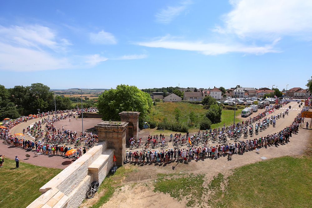 Scenery along the route of stage 6 at the Tour de France