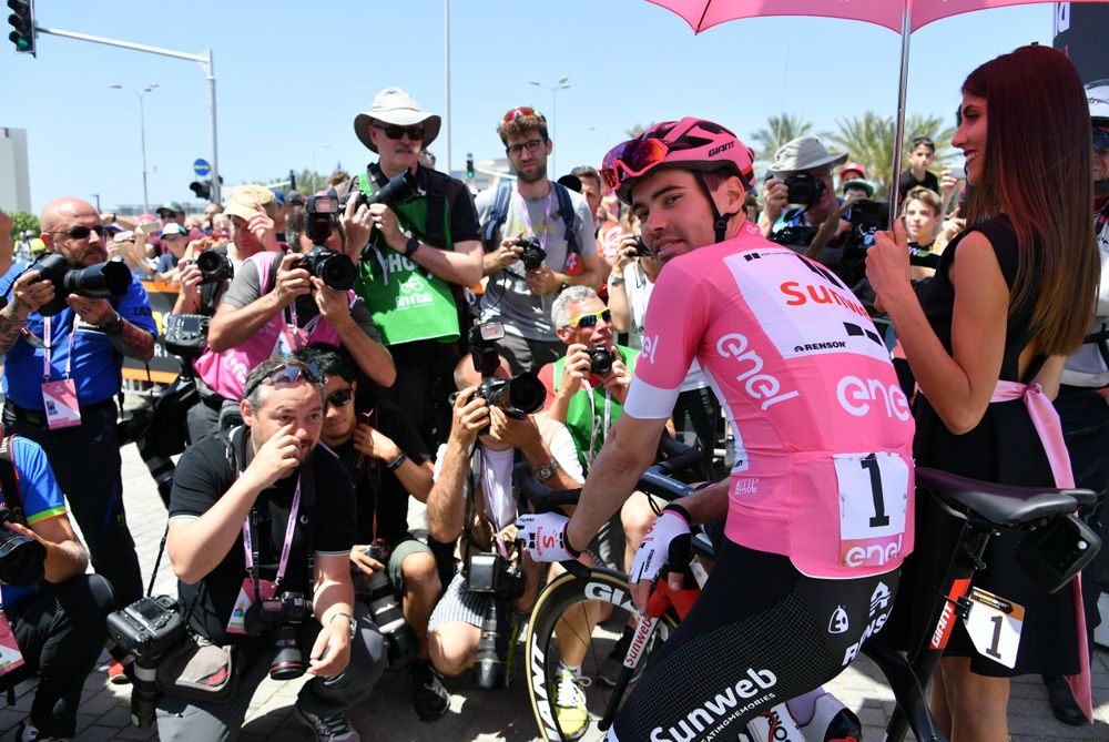Tom Dumoulin (Team Sunweb) lines up for the start