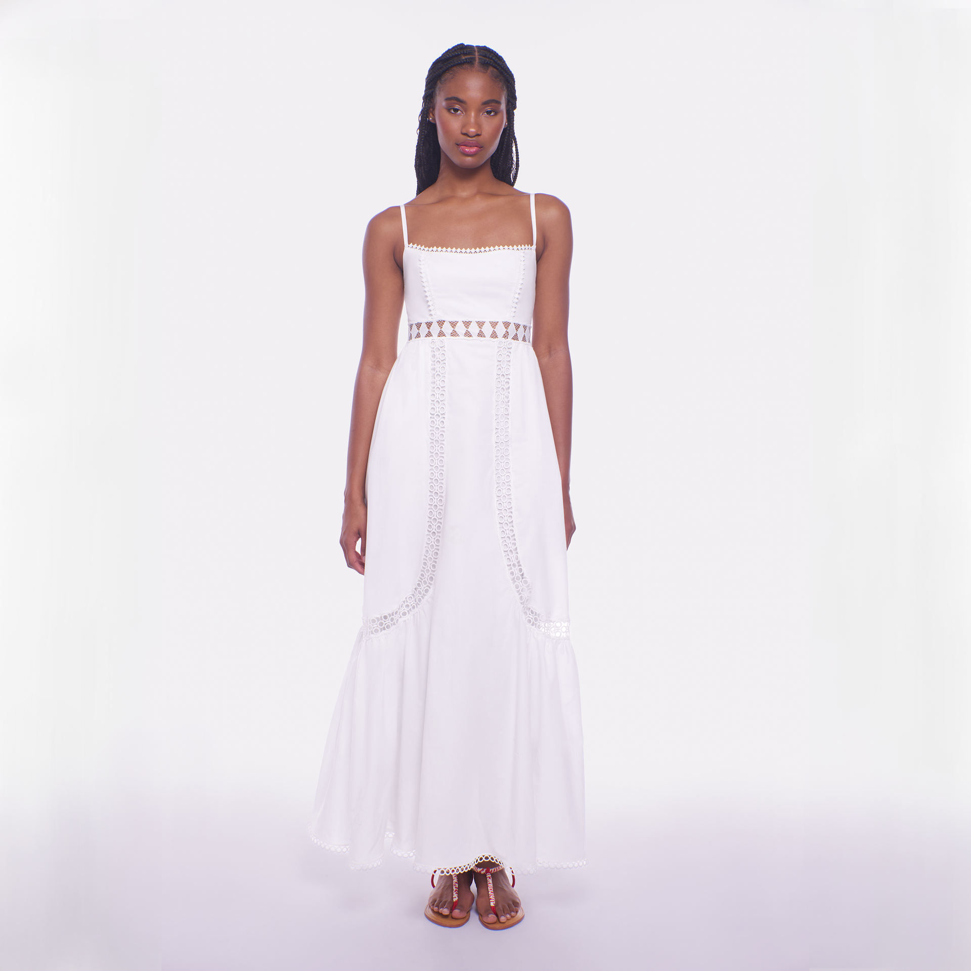 Charlotte Maxi Dress - Xs / White