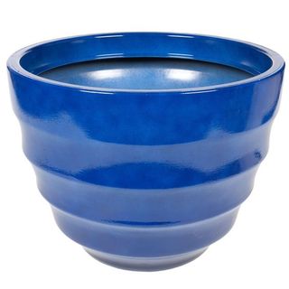 B&Q Salhouse Blue Pot