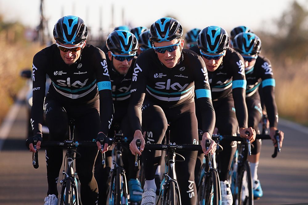 Team Sky all together in Mallorca for camp