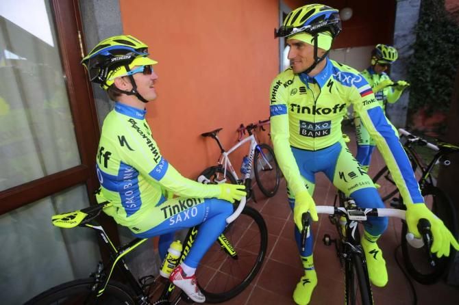 Despite being embroiled in a legal battle with the UCI about his Biological Passport, Roman Kreuziger was out training with Tinkoff-Saxo