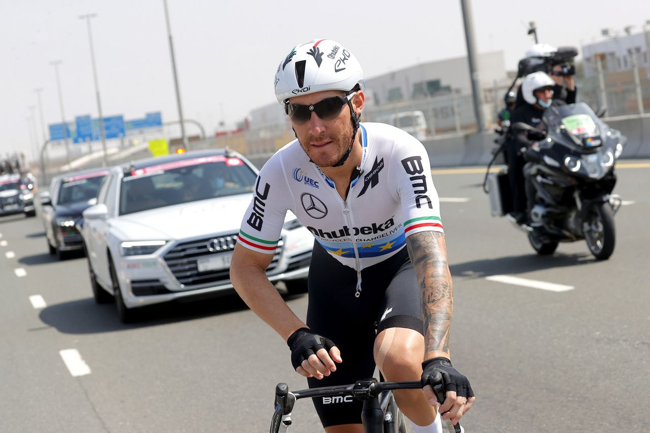UAE Tour 2021 3rd Edition 6th stage Deira Island Palm Jumeirah 165 km 26022021 Giacomo Nizzolo ITA Team Qhubeka Assos photo Luca BettiniBettiniPhoto2021