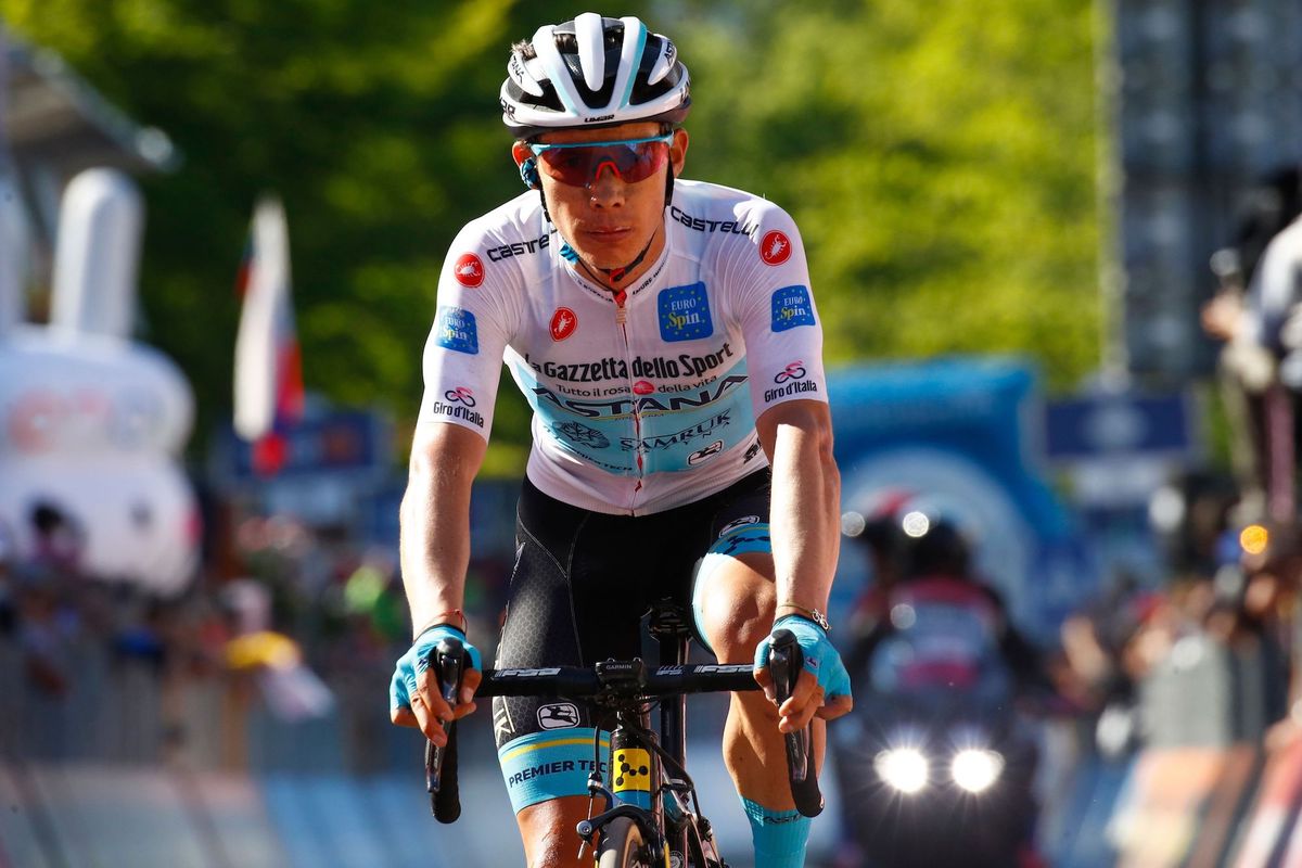 Miguel Ngel L Pez Escapes Punishment After Punching Spectator During Stage Of The Giro D