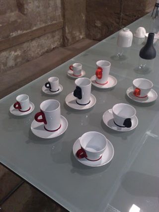 ‘Five sense mug with touch! Surface” mugs