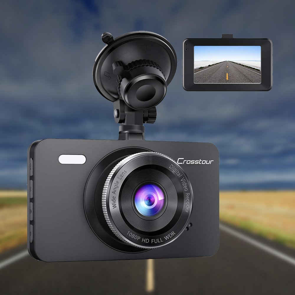 Catch it all on video with Crosstour's 1080p dash cam on sale for $25