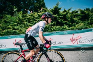 Specialized Mirror saddle being raced