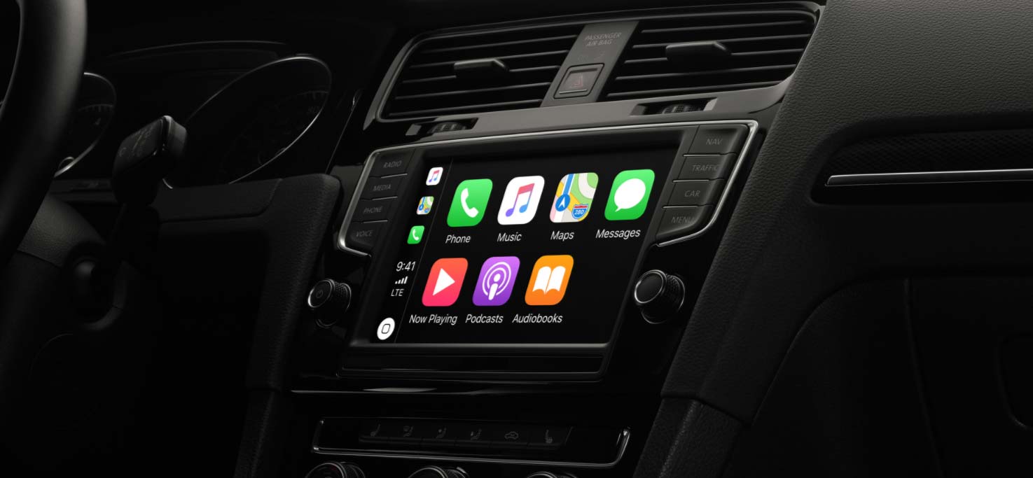 Apple CarPlay brings iOS features behind the wheel. Credit: Apple