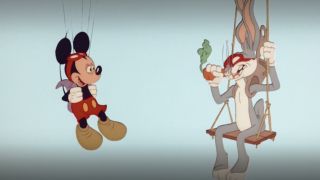 Mickey Mouse and Bugs Bunny in Who Framed Roger Rabbit