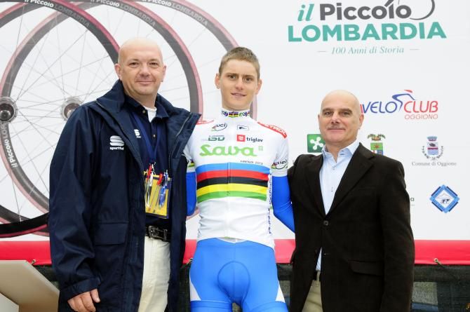 U23 World Champion Matej Mohoric (Slovenia) is presented at the sign in