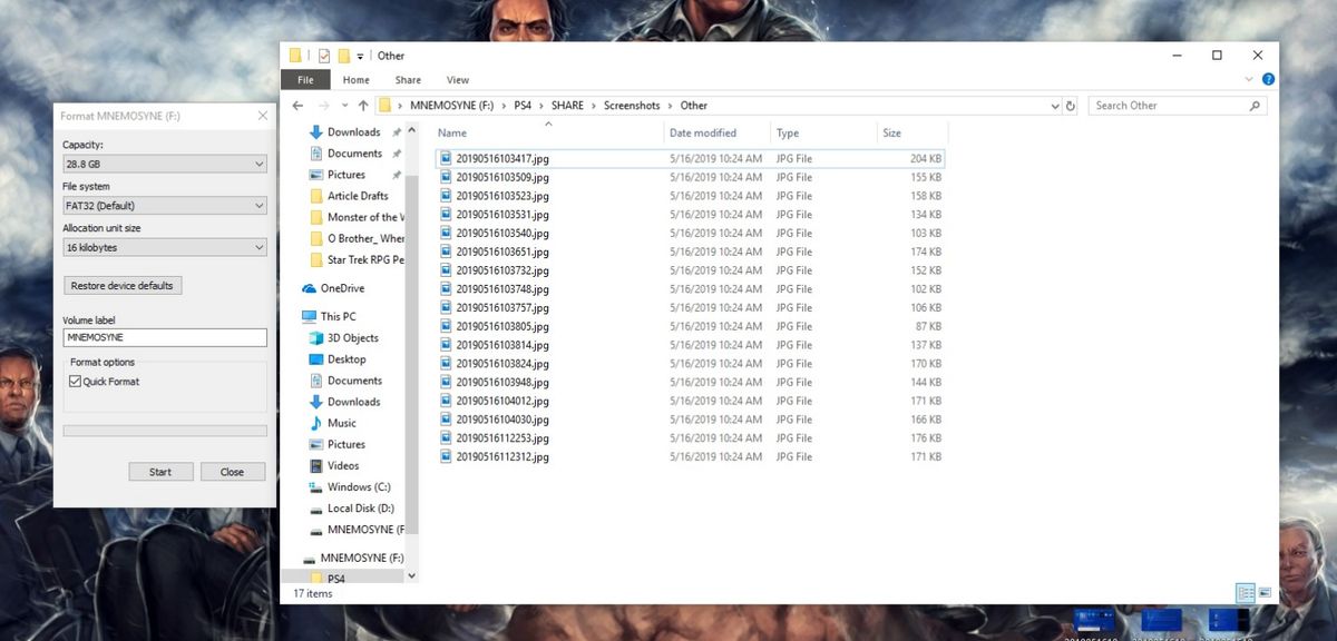 ps4 file system