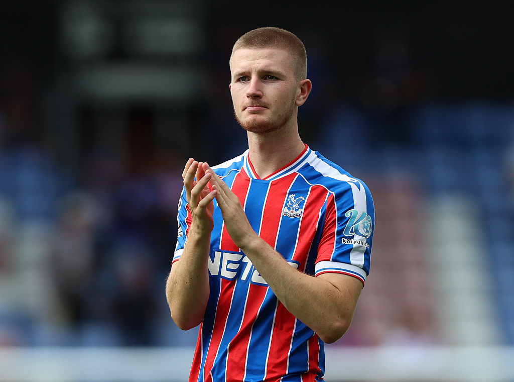 Liverpool target Adam Wharton of Crystal Palace during the Premier League match between Crystal Palace and Nottingham Forest at Selhurst Park on August 24, 2025 in London, England.