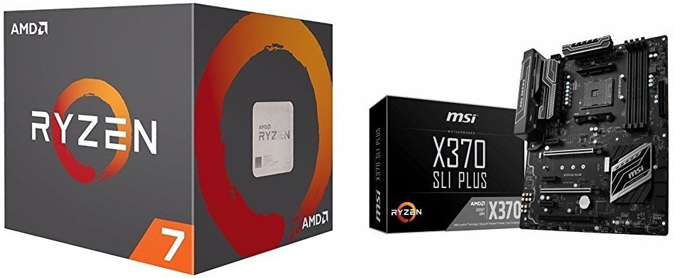 Grab a Ryzen 7 1700 CPU and MSI X370 SLI Plus motherboard bundle