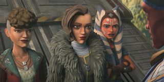 Trace, Rafa and Ahsoka in Star Wars: The Clone Wars