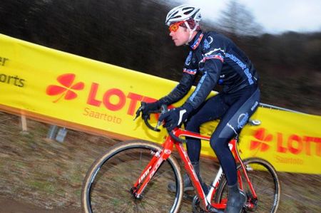 American Jonathan Page trains on the St. Wendel, Germany world championship course.