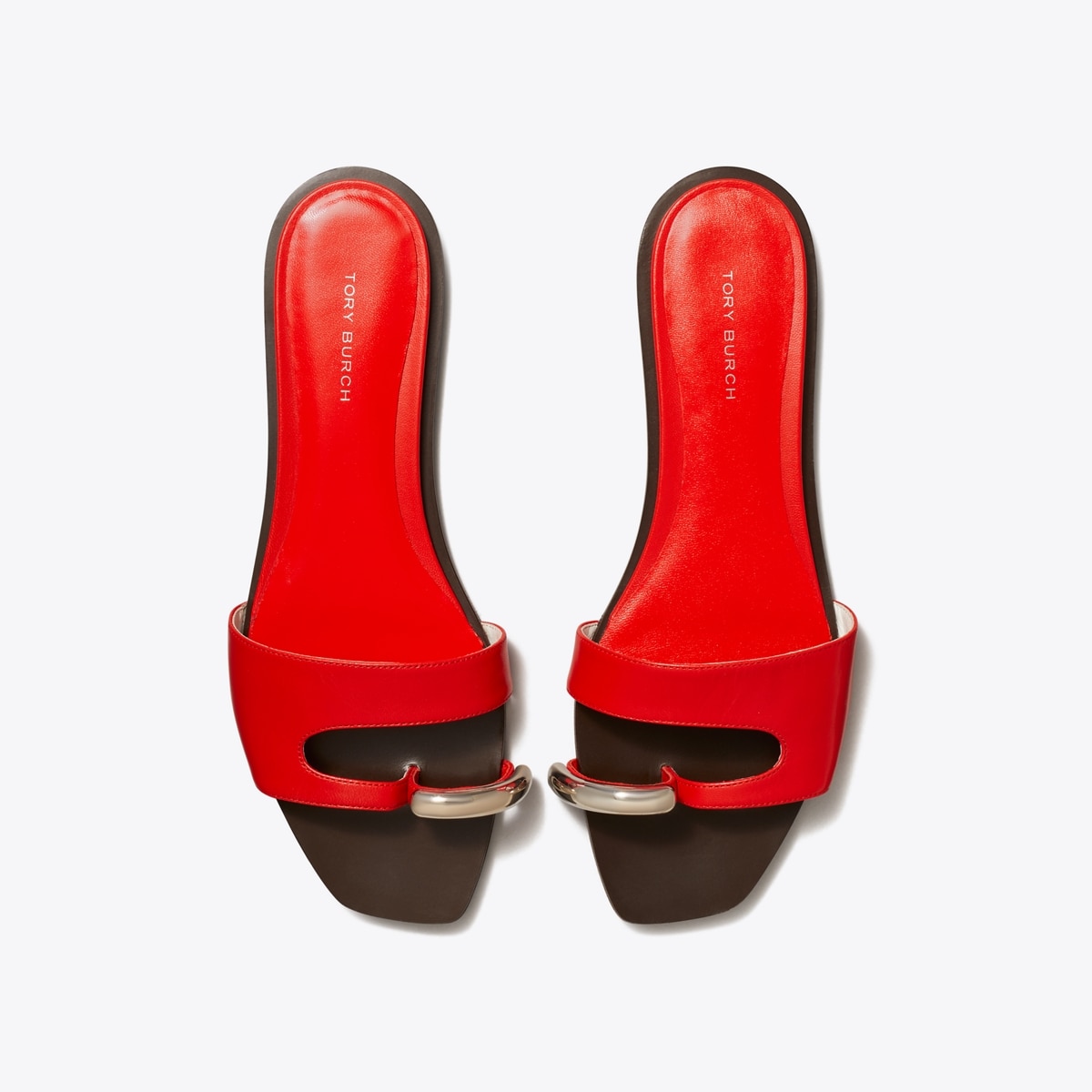 Pierced Slide in Red, Size 5