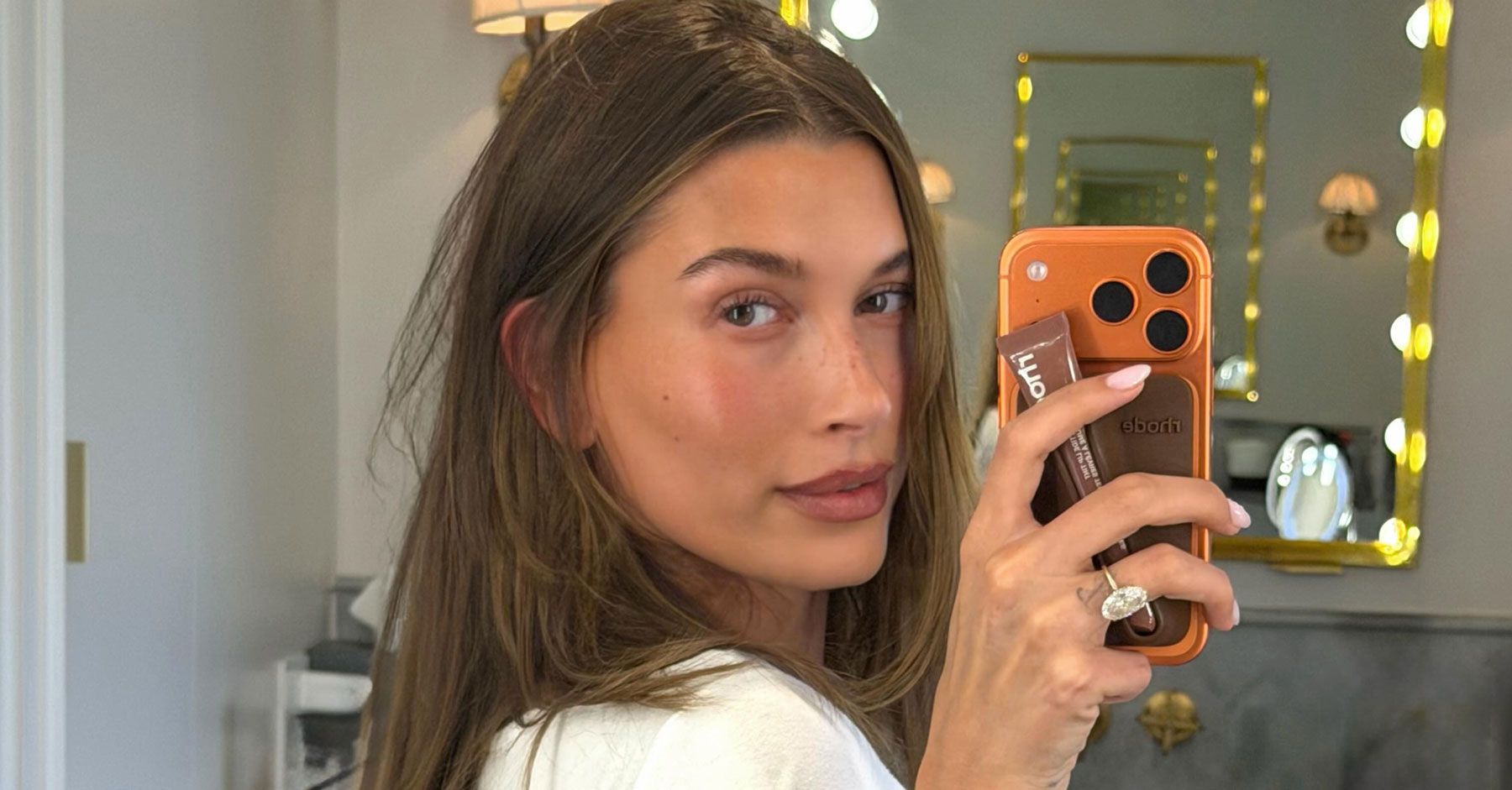 Hailey's Gap Jeans Are on Sale—But Don't Wear Them Without *These* Shoes