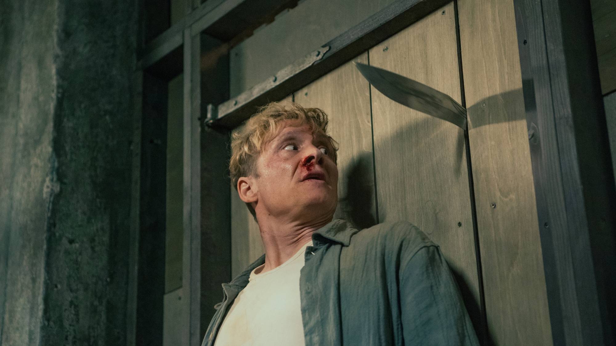 Matthias Schweighöfer as Tim in "Brick" on Netflix