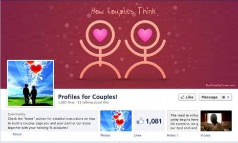 Facebook&amp;#039;s couples pages