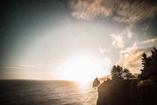 Photographer Scott Wight of Kodiak, Alaska, captured this photo of the explosions of the U.S. military's Advanced Hypersonic Weapon during a failed test launch from the Kodiak Launch Center on Aug. 25, 2014. The U.S. military is investigating the test fai