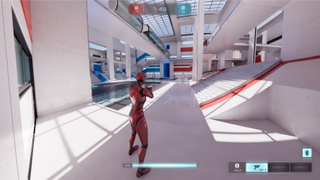 A screenshot of a 3D engine running a field of view demonstration, to show the impact of the use of Fovotec's FOV software