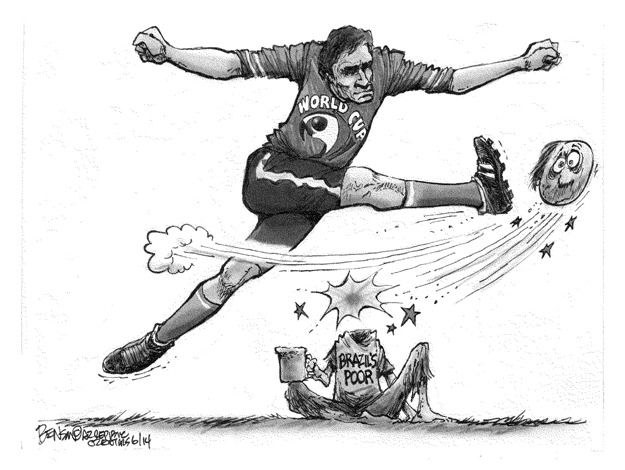 Editorial cartoon World Cup