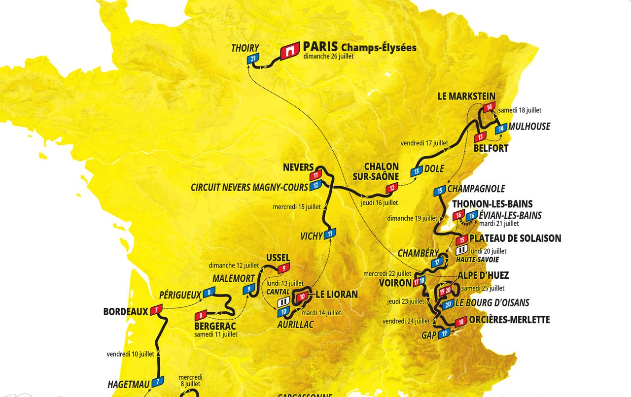 2026 Tour de France route