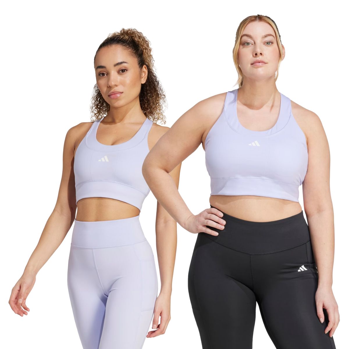 adidas purple sports bra with pockets