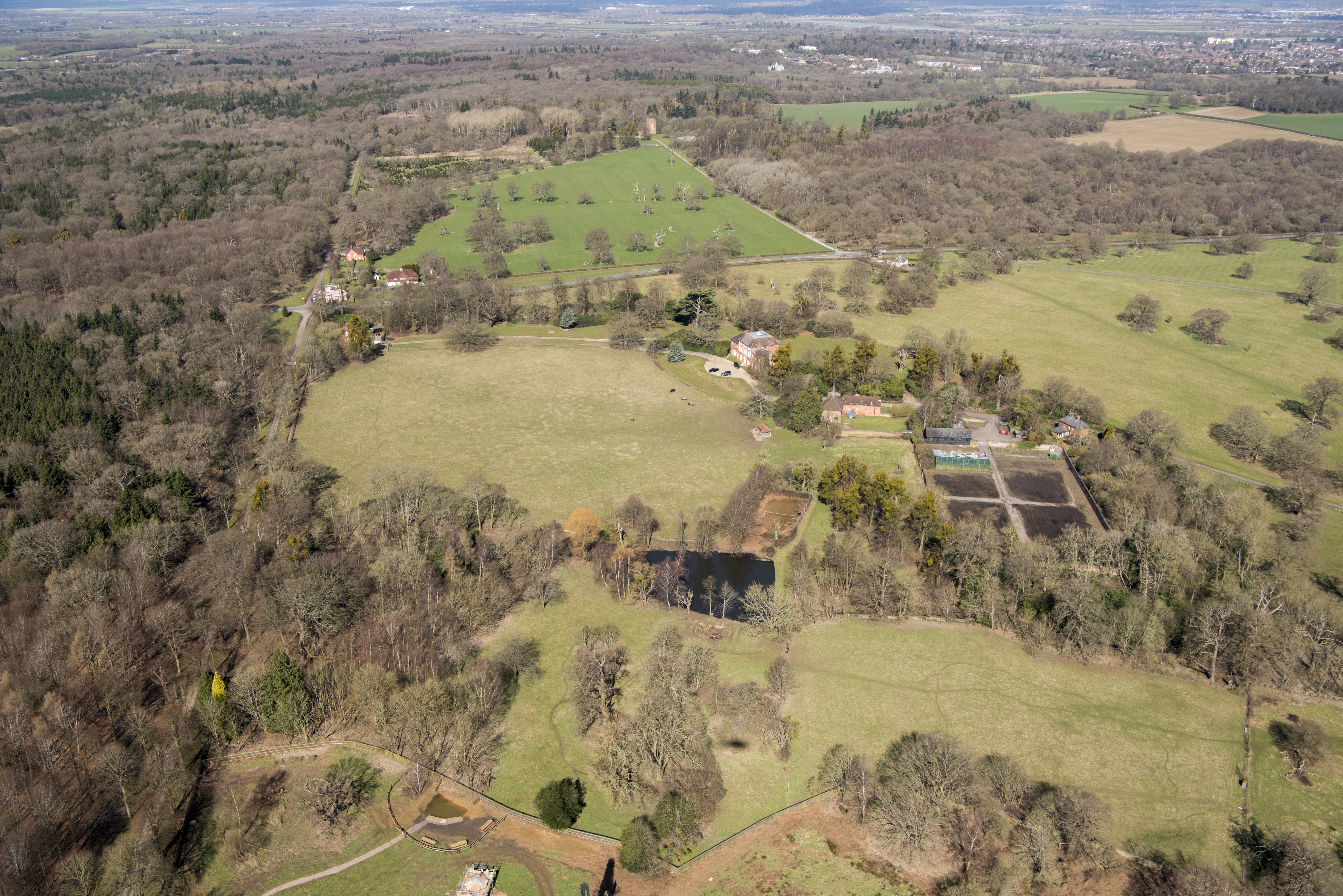 The land surrounding Forest Lodge in Windsor
