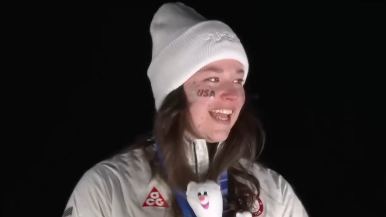 Ashley Farquharson with her bronze medal