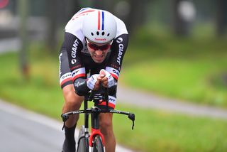 Dutch champion Tom Dumoulin was just shy of victory
