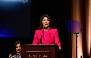 Norah O'Donnell, host of the dupont-Columbia Awards