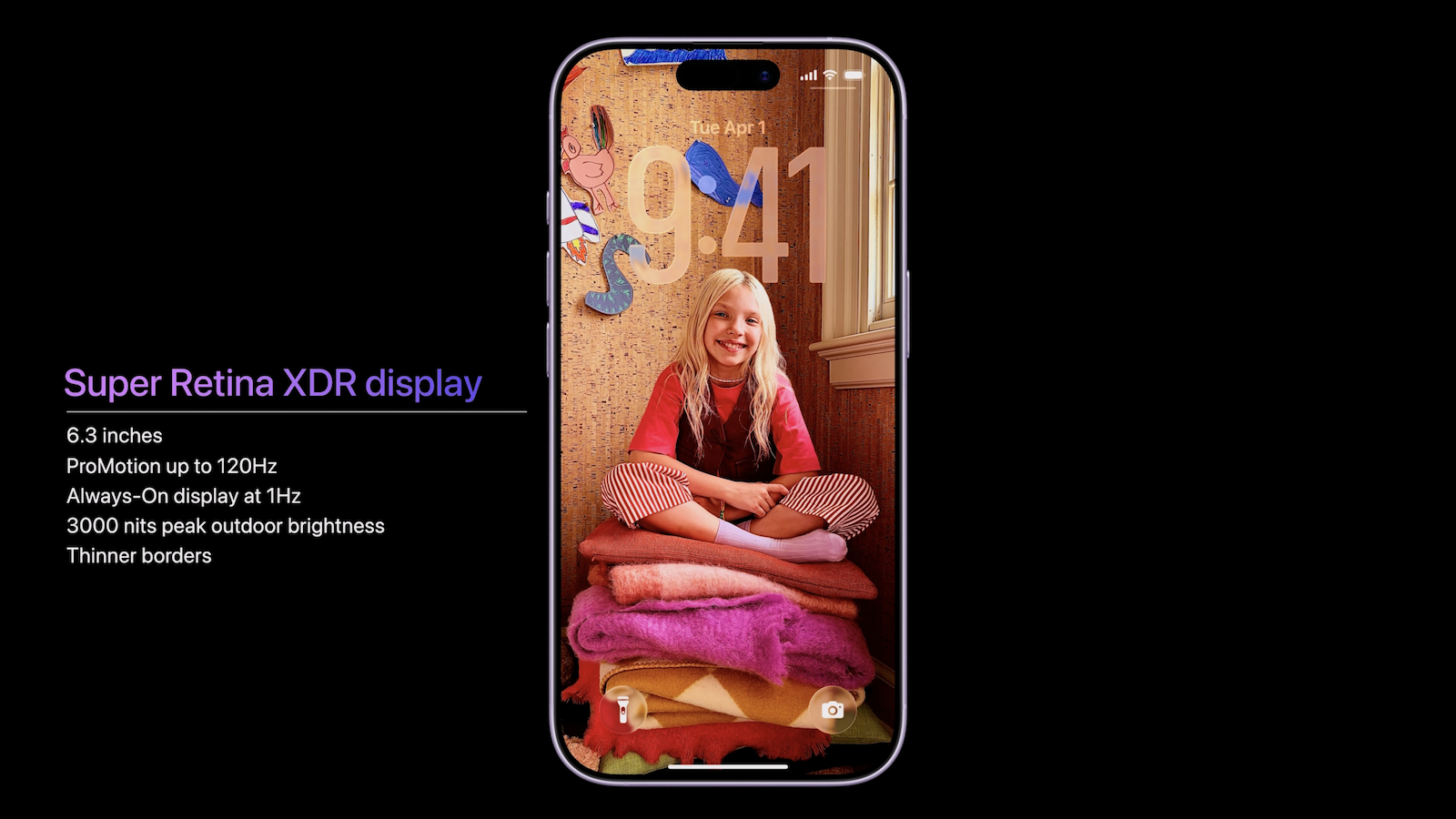 The iPhone 17 pictured against a black background.