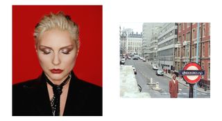 Montage of two photographs by Rankin: Jimmy Dixon titled Circle Line, published in issue 7 of Dazed & Confused, 1994; and Debbie Harry, titled Eyes Wide Shut, published in issue 20 of Dazed & Confused, 1996