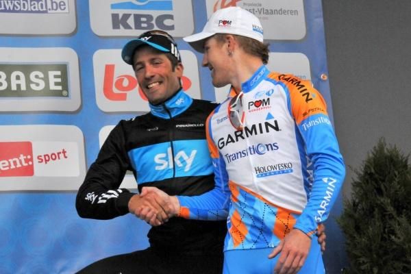 Nice one: Farrar and Flecha