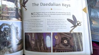 Hogwarts Legacy : The Official Game Guide - Daedalian Keys page.