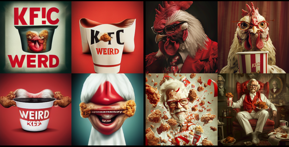 AI-generated ads for famous brands