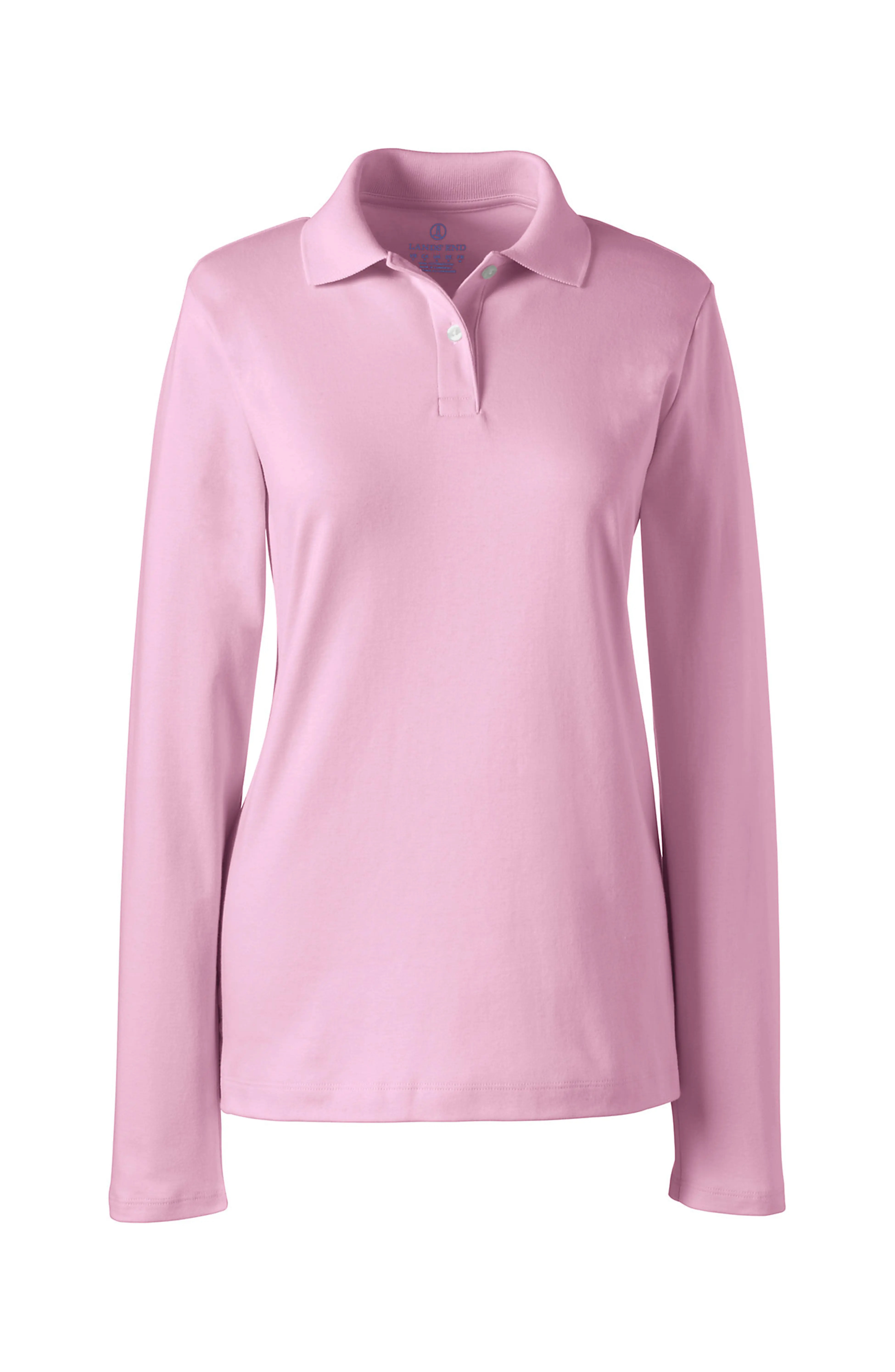 Lands' End, Long Sleeve Polo Shirt