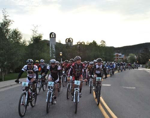 The start of the Breckenridge 100
