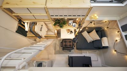 IKEA tiny apartment with furnishings in Japan