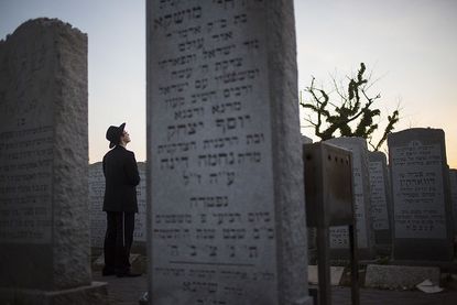 Crowdfunding is halfway complete to restore a vandalized Jewish cemetery.