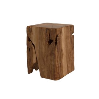 wood side table