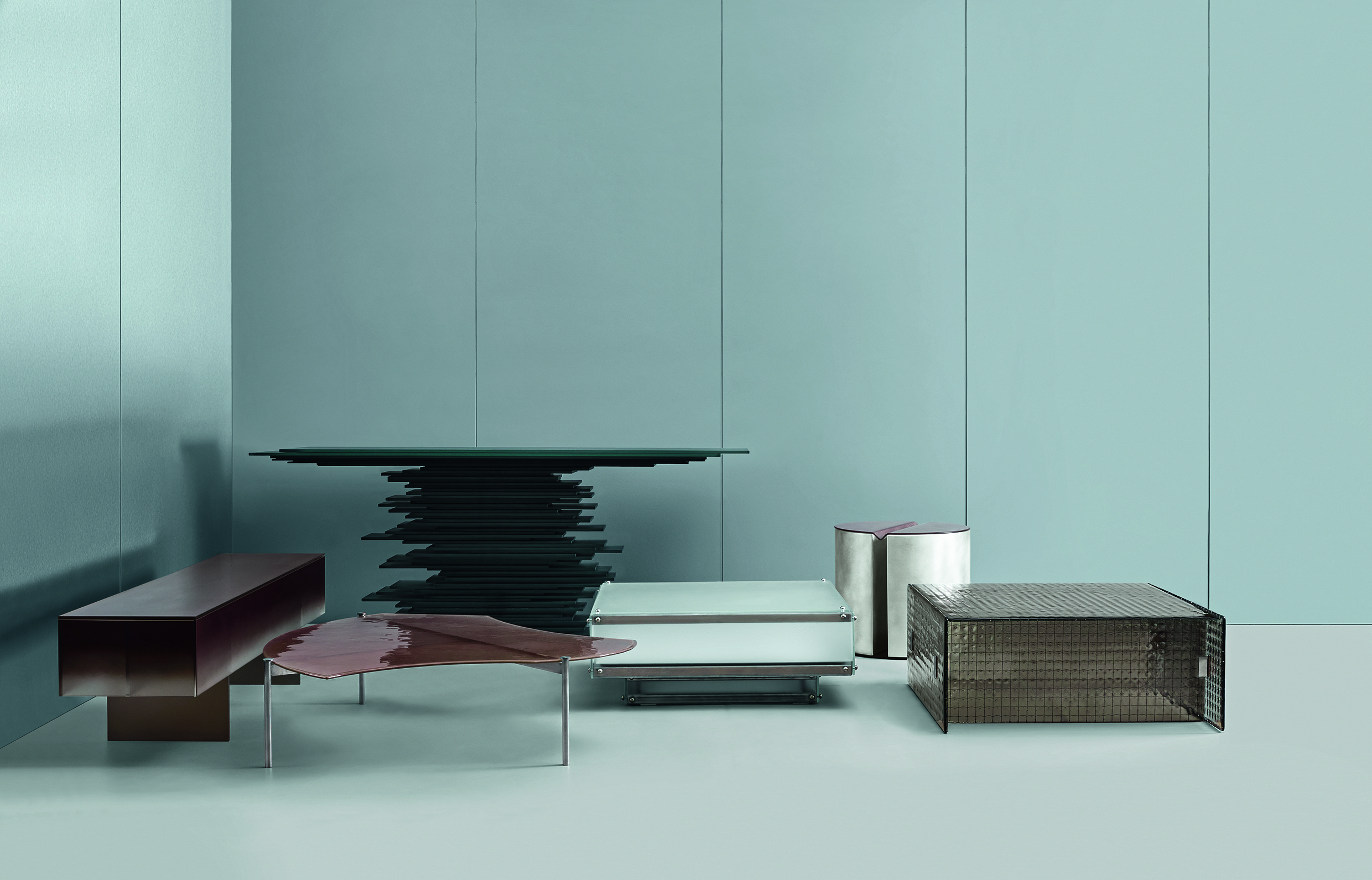 Glass furniture design for Gallotti e Radice at Milan Design Week 2026