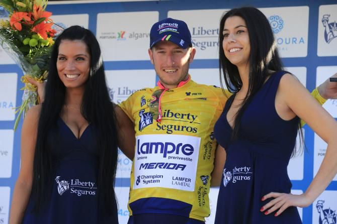 Sacha Modolo takes the lead after stage one