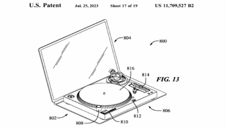 a picture of the Apple turntable patent