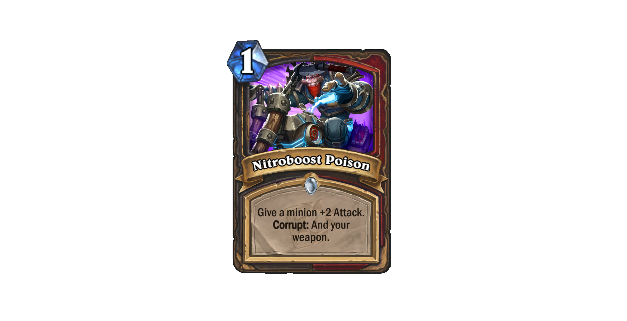 A card from the Darkmoon Races mini-set