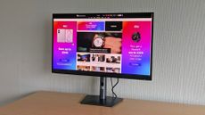 Dell UltraSharp U3226Q from the front