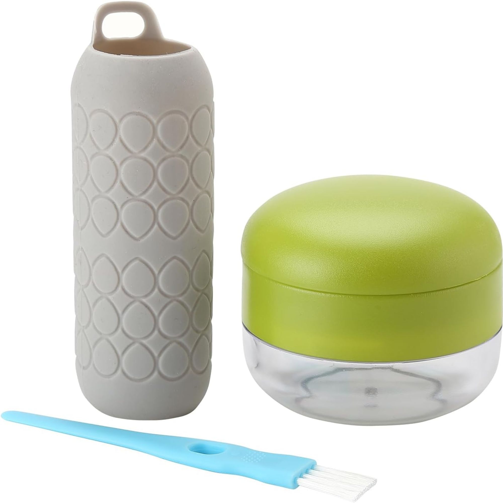 3-Piece Garlic Press and Chopper Set