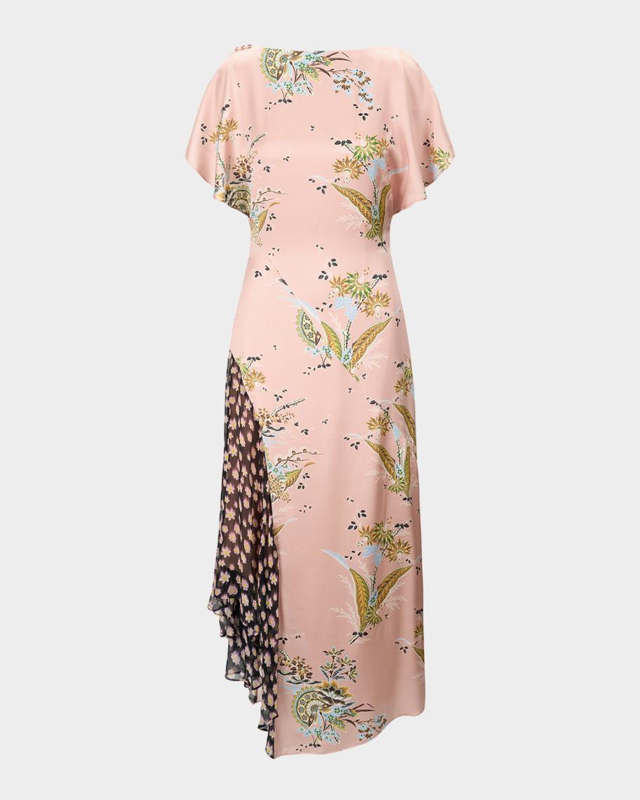 Fawn Silk Maxi Dress
