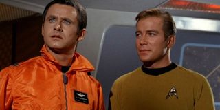 John Christopher and William Shatner in Tomorrow Is Yesterday Star Trek episode